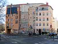 Mur des Canuts, Boulevard des Canuts Lyon 4ème - version 1997