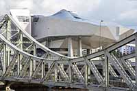 Musée des Confluences Lyon 2ème- vue depuis la Mulatière