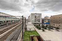 Gare de Perrache et constructions sur le site de l’Ancienne Prison Saint Paul (1865) (Fermeture en 2009) Lyon 2ème