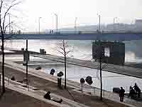 Quai Victor Augagneur et le Pont de la Guillotière Lyon 3ème