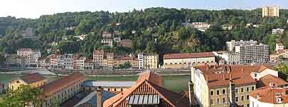 Quai Pierre-Scize vu depuis boulevard Général Giraud