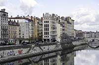 Place Benoït Crépu et Maison Blanchon Quai Fulchiron