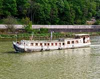 Quai Gillet entre Ile Barbe et Pont Schuman 