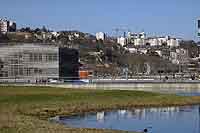 Quai Rambaud sur la Saône Lyon 2ème - vue sur Fourvière