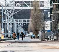 Lampadaires Quai Rambaud Lyon 2ème