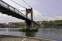 Passerelle du Collège devant le Pont Lafayette