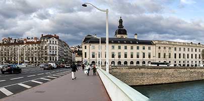 Pont de la Guillotière sur le Rhône 