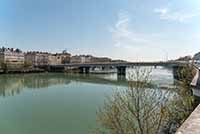 Pont de Lattre de Tassigny sur le Rhône (1956)