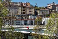 Pont de Lattre de Tassigny sur le Rhône (1956)