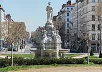 Fontaine Morand par Guillaume Bonnet (1820-1874) Place Lyautey Lyon 6ème