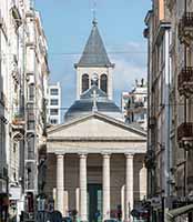 Eglise Saint Pothin et Place Edgar Quinet Lyon 6ème