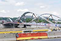 Vaise - Pont Schuman Assemblage de la travée Est Quai Joseph Gillet -  Mise en service Novembre 2014