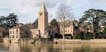 La Saône à L’Ile Barbe