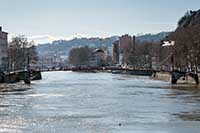 Saône vers la Passerelle Abbé Paul Couturier