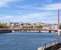 Passerelle du Palais de Justice sur la Saône