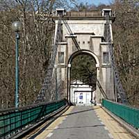 Pont de l’île Barbe le pilier central