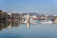 Pont Masaryk sur la Saône