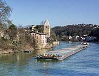 La Saône à L’Ile Barbe