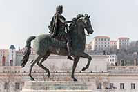 Louis XIV (1638-1715)(François-Frédéric Lemot 1825) Place Bellecour Lyon 2ème