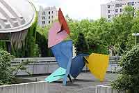 René Roche (1932-1992) "Synchromie n°1" 1978 - Dalle du P.D.G. à La Part-Dieu Lyon 3ème