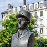 Général Diego Brosset (1898-1944) par Monique Vergnieux (1980) Les Brotteaux Lyon 6ème