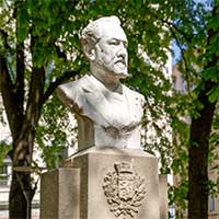 Henry Gorjus (1853-1925) Conseiller Municipal Square Bernard Frangin  Lyon 4ème