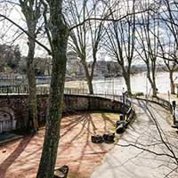 Pointe sud de l’Île Barbe (Lyon 9ème)