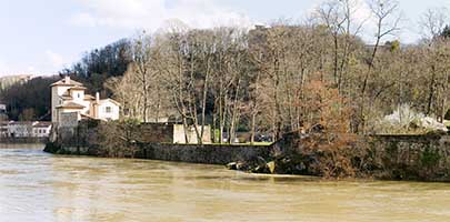 L’Ile Barbe, Saint Anne et le coté ouest Lyon 9ème