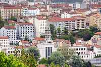 Bon Pasteur , Croix-Rousse vus depuis Fourvière