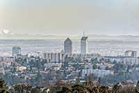 Vue vers l’Est depuis Saint Cyr