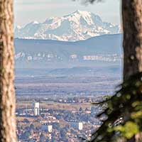 Le Mont-Blanc depuis le Mont Cyndre