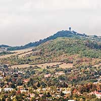 Mont Thou vu du parc des Hauteur