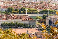 Place Bellecour, Clocher de la Charité, Piscine du Rhône